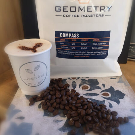 Geometry coffee by coffee.ie at The Bean Tree Galway Westside